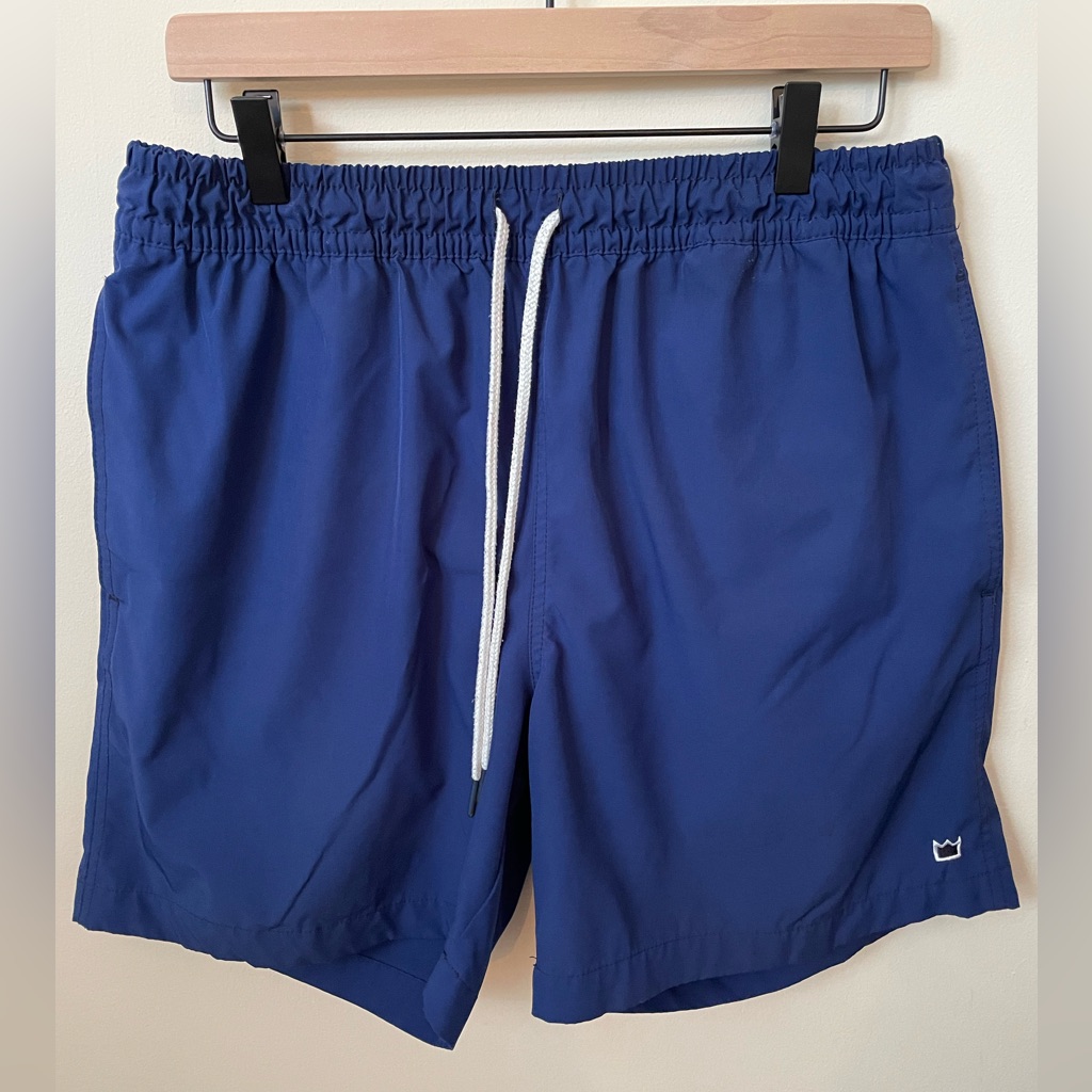 Crown  Ivy Navy Blue Mens Swimsuit
